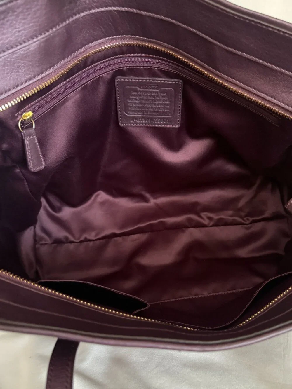 Coach Taylor Op Art Alexis Eggplant Purple Women's Bag G1369-F25501